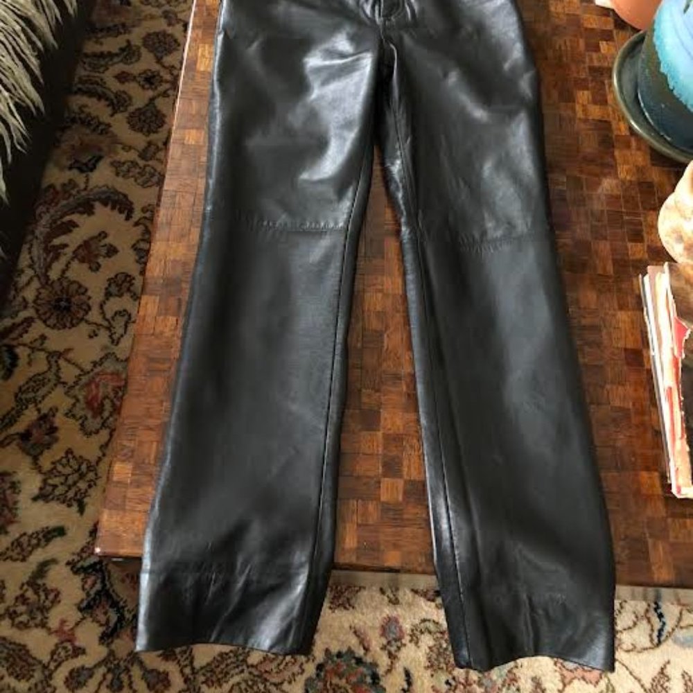 black leather pants Siena Studio size 2